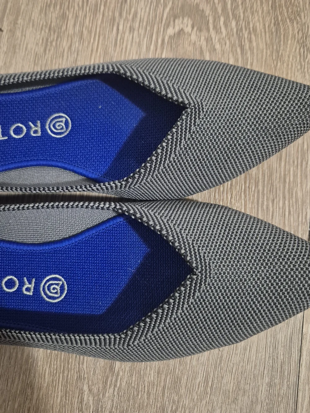 Rothy's Pointed Flat in Blue and Gray - Women's Slip-On-Size:10W